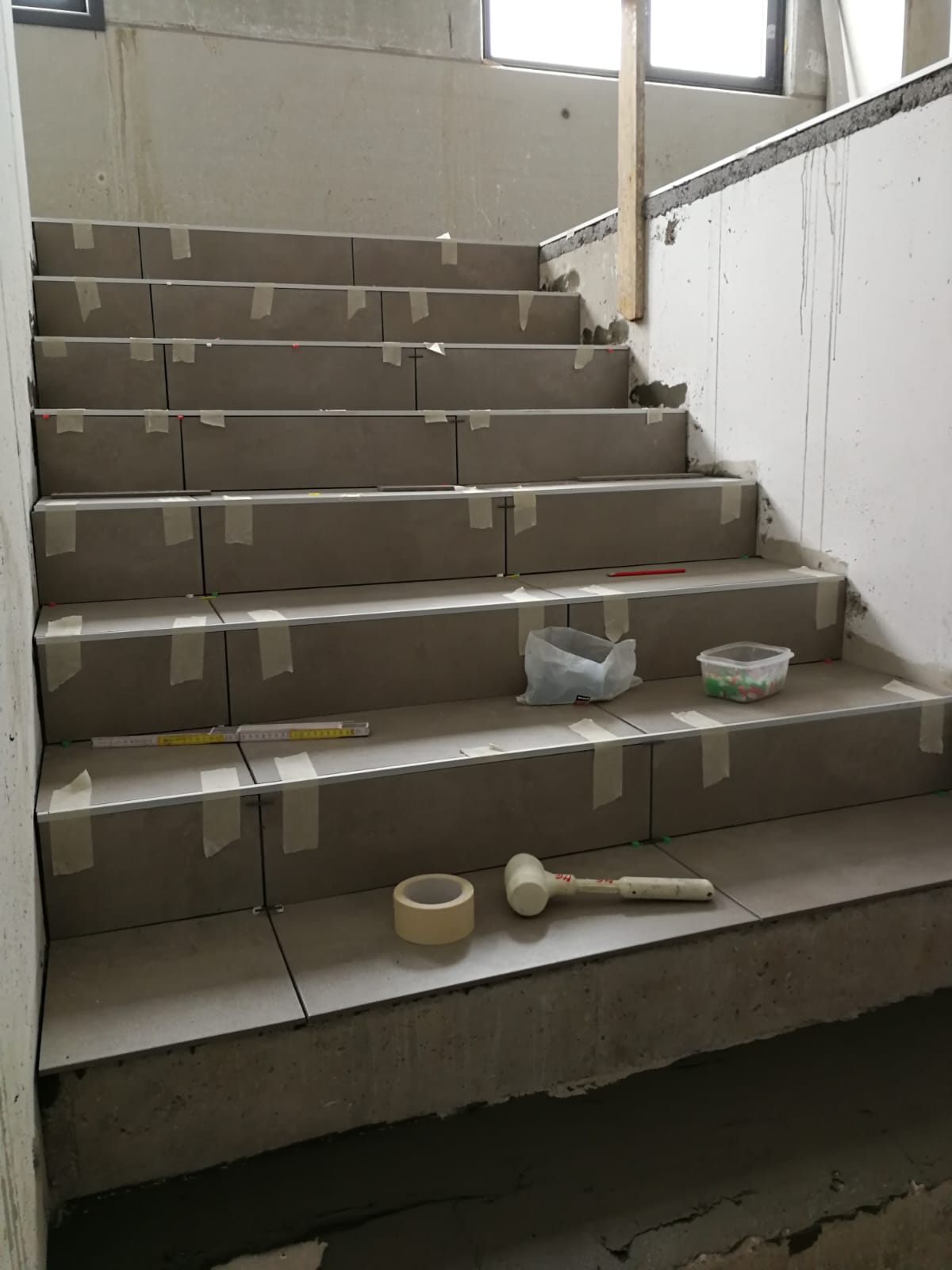 Dettaglio scala finita
